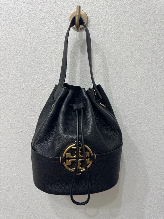 Tory Burch Miller Leather Bucket Bag - Picture 7 of 8